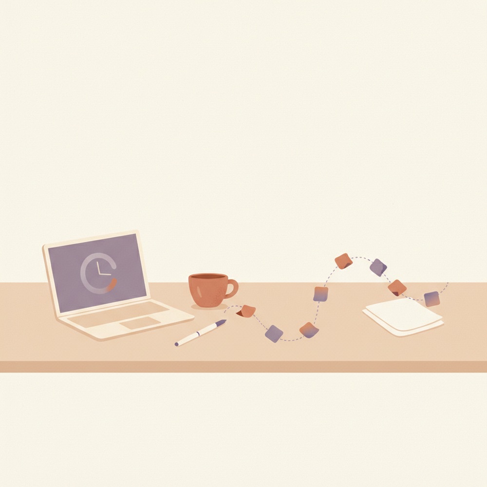 Interstitial journaling: la tecnica delle note tra un'attività e l'altra (con esempi)